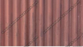 Photo Texture of Metal Corrugated Plates Painted